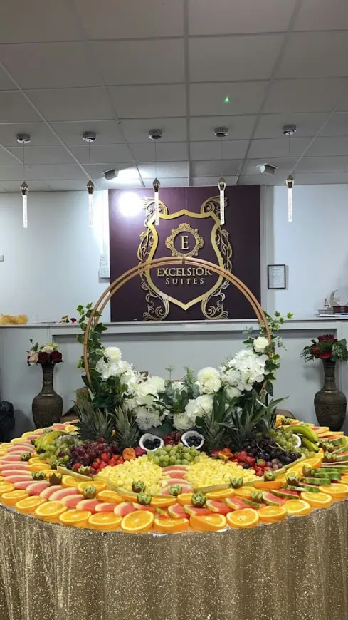 Fruit table at a client's wedding
